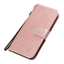 For Galaxy S20 Sun Print Horizontal Flip Protective Case with Holder & Card Slots & Wallet(Rose Gold)
