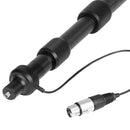 BOYA BY-PB25 Film Shooting High Angle Microphone Radio Support Pole Bracket(Black)