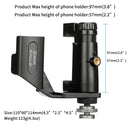 BOYA BY-PSC1-OP Live Streaming Mobile Phone Holder for DJI OSMO Pocket(Black)