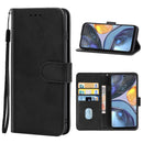 For Motorola Moto G22 / Moto E32s Leather Phone Case(Black)