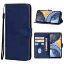 For Motorola Moto G22 / Moto E32s Leather Phone Case(Blue)