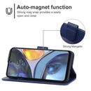 For Motorola Moto G22 / Moto E32s Leather Phone Case(Blue)