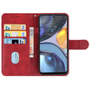 For Motorola Moto G22 / Moto E32s Leather Phone Case(Red)