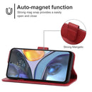 For Motorola Moto G22 / Moto E32s Leather Phone Case(Red)