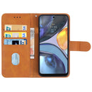 For Motorola Moto G22 / Moto E32s Leather Phone Case(Brown)