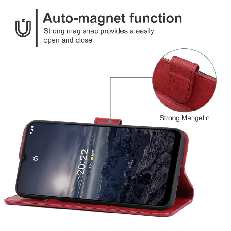 For Nokia G21 / G11 Leather Phone Case(Red)