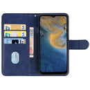 For ZTE Blade A72 / V40 Vita Leather Phone Case(Blue)