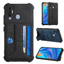 For Tecno Spark 7 Pro Dream Holder Card Bag Shockproof Phone Case(Black)