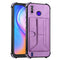 For Tecno Spark Go 2020 / Spark 6 Go Dream Holder Card Bag Shockproof Phone Case(Purple)