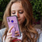 For Tecno Spark Go 2020 / Spark 6 Go Dream Holder Card Bag Shockproof Phone Case(Purple)