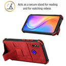 For Tecno Spark Go 2020 / Spark 6 Go Dream Holder Card Bag Shockproof Phone Case(Red)
