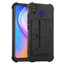 For Tecno Spark Go 2020 / Spark 6 Go Dream Holder Card Bag Shockproof Phone Case(Black)