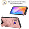 For Tecno Spark Go 2020 / Spark 6 Go Dream Holder Card Bag Shockproof Phone Case(Rose Gold)