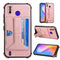 For Tecno Spark Go 2020 / Spark 6 Go Dream Holder Card Bag Shockproof Phone Case(Rose Gold)