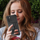 For Tecno Camon 17 Pro Dream Holder Card Bag Shockproof Phone Case(Black)