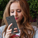 For OPPO Realme 8i Dream Holder Card Bag Shockproof Phone Case(Black)