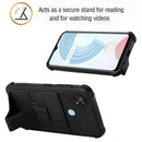 For OPPO Realme C21 Dream Holder Card Bag Shockproof Phone Case(Black)