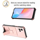 For vivo Y33s/Y21 2021/Y21s 2021 Dream Holder Card Bag Shockproof Phone Case(Rose Gold)