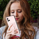 For vivo Y33s/Y21 2021/Y21s 2021 Dream Holder Card Bag Shockproof Phone Case(Rose Gold)
