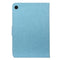 For Samsung Galaxy Tab A8 10.5 2021 X200 / X205 Butterfly Flower Embossing Pattern Leather Tablet Case(Blue)