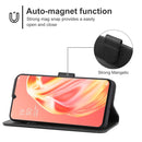 Leather Phone Case For OPPO A91(Black)
