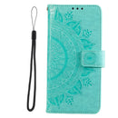 For Xiaomi Redmi Note 11 Pro 4G Global Totem Flower Embossed Leather Phone Case(Green)