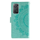 For Xiaomi Redmi Note 11 Pro 4G Global Totem Flower Embossed Leather Phone Case(Green)