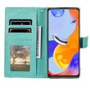 For Xiaomi Redmi Note 11 Pro 4G Global Totem Flower Embossed Leather Phone Case(Green)