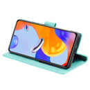 For Xiaomi Redmi Note 11 Pro 4G Global Totem Flower Embossed Leather Phone Case(Green)