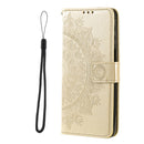 For Xiaomi Redmi Note 11 Pro 4G Global Totem Flower Embossed Leather Phone Case(Gold)