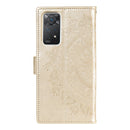 For Xiaomi Redmi Note 11 Pro 4G Global Totem Flower Embossed Leather Phone Case(Gold)