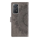 For Xiaomi Redmi Note 11 Pro 4G Global Totem Flower Embossed Leather Phone Case(Grey)