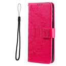 For Xiaomi Redmi Note 11 Pro 4G Global Totem Flower Embossed Leather Phone Case(Red)