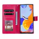 For Xiaomi Redmi Note 11 Pro 4G Global Totem Flower Embossed Leather Phone Case(Red)