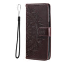 For Xiaomi Redmi Note 11 Pro 4G Global Totem Flower Embossed Leather Phone Case(Brown)