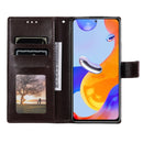 For Xiaomi Redmi Note 11 Pro 4G Global Totem Flower Embossed Leather Phone Case(Brown)