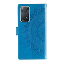 For Xiaomi Redmi Note 11 Pro 4G Global Totem Flower Embossed Leather Phone Case(Blue)