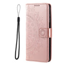 For Xiaomi Redmi Note 11 Pro 4G Global Totem Flower Embossed Leather Phone Case(Rose Gold)