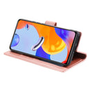 For Xiaomi Redmi Note 11 Pro 4G Global Totem Flower Embossed Leather Phone Case(Rose Gold)