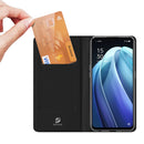For OPPO Reno7 5G / Find X5 Lite International Version DUX DUCIS Skin Pro Series Shockproof Leather Phone Case(Black)