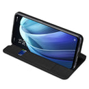 For OPPO Reno7 5G / Find X5 Lite International Version DUX DUCIS Skin Pro Series Shockproof Leather Phone Case(Black)