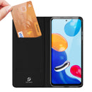 For Xiaomi Redmi Note 11S / 11 4G International Version DUX DUCIS Skin Pro Series Shockproof Leather Phone Case(Black)