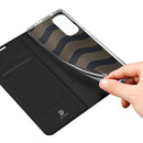 For Xiaomi Redmi Note 11S / 11 4G International Version DUX DUCIS Skin Pro Series Shockproof Leather Phone Case(Black)