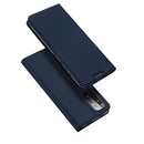 For Xiaomi Redmi Note 11S / 11 4G International Version DUX DUCIS Skin Pro Series Shockproof Leather Phone Case(Blue)