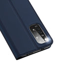 For Xiaomi Redmi Note 11S / 11 4G International Version DUX DUCIS Skin Pro Series Shockproof Leather Phone Case(Blue)