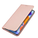 For Xiaomi Redmi Note 11 Pro 5G / 4G International Version DUX DUCIS Skin Pro Series Shockproof Leather Phone Case(Rose Gold)