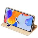 For Xiaomi Redmi Note 11 Pro 5G / 4G International Version DUX DUCIS Skin Pro Series Shockproof Leather Phone Case(Gold)