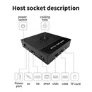 X6 Game Box 4K Video Games Console Magic Box with 2.4GHz Controller, Capacity:64GB(UK Plug)