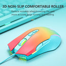 ONIKUMA CW905 RGB Lighting Wired Mouse(Red Orange Green)