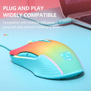 ONIKUMA CW905 RGB Lighting Wired Mouse(Red Orange Green)